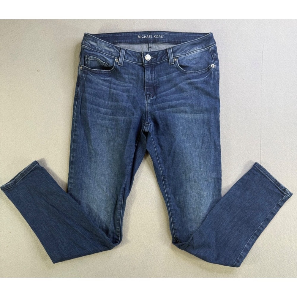 MICHAEL KORS Skinny Fit Blue Wash Denim Jeans Women's Size 4
